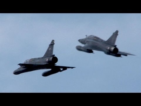 Mirage 2000s Arriving for NATO DAYS 2012