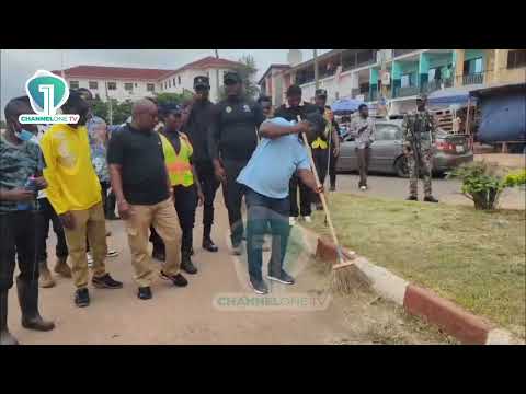 Kumasi Mayor Leads Clean-Up Exercise At Opoku Trading Area