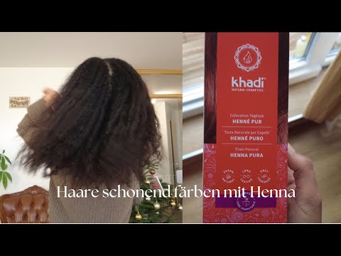 Natürliche Haarfarbe: So färbst du deine Haare mit Henna von Khadi 🥰