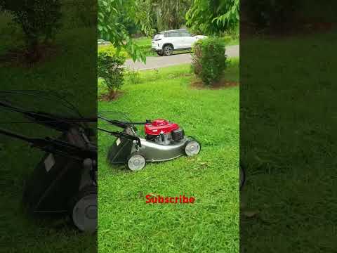 Honda HRJ 216 Petrol Lawn Mower, 530 mm video by Mark Engineering
