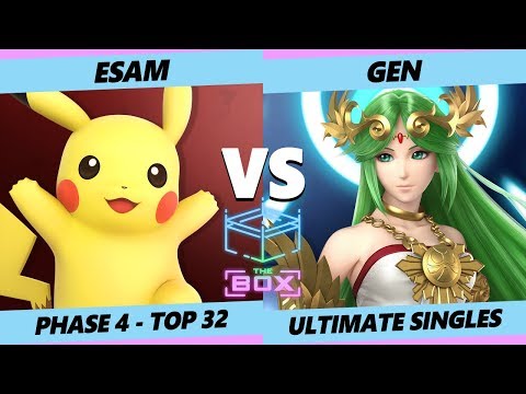 The Box Top 32 - PG | ESAM (Pikachu) Vs. Gen (Palutena) Smash Ultimate - SSBU