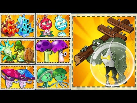 Random 30 Best Pair Team Plants  LEVEL 1 vs Hamster Ball Zombie - Pvz 2 Challenge