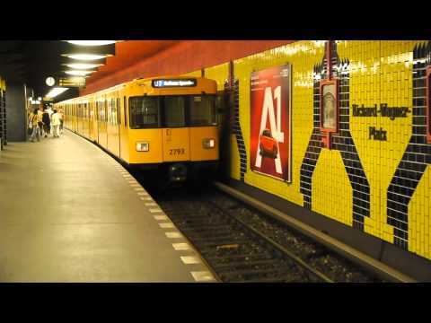 U-Bahn Berlin Bahnhof Richard-Wagner-Platz U7 [1080p]