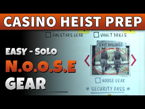 GTA Online NOOSE OUTFIT Prep Mission SOLO & EASY | NOOSE GEAR Casino Heist Prep for BIG CON Approach
