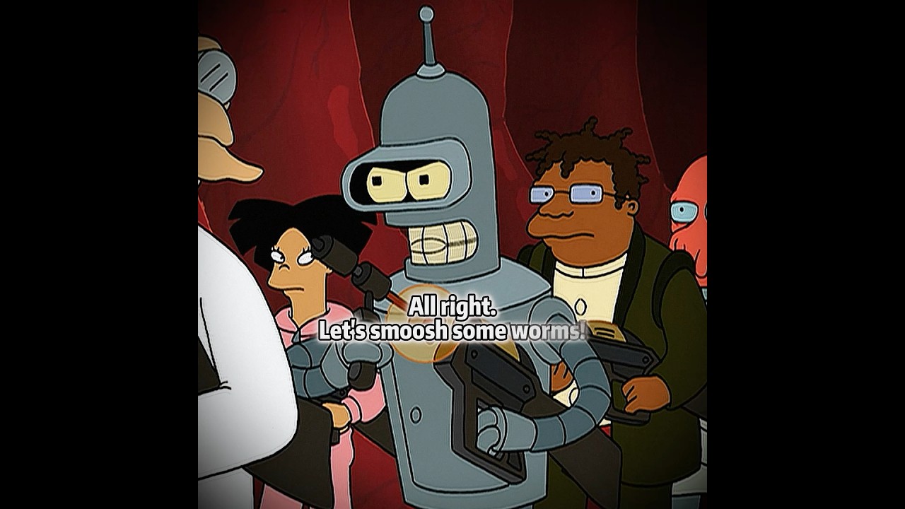 The World of Worms Inside Fry😢 #futurama #shorts