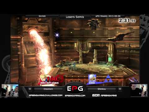 ePG Weekly - Disorient (ZSS) Vs. Shinkou (Sheik) SSB4 (Losers Semis) - Sm4sh