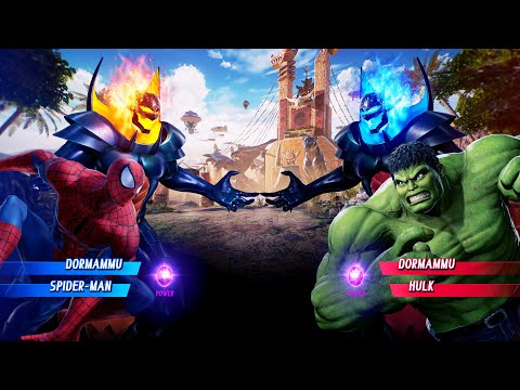 Dormammu & Spiderman vs Dormammu & Hulk (Very Hard) - Marvel vs Capcom | 4K UHD Gameplay