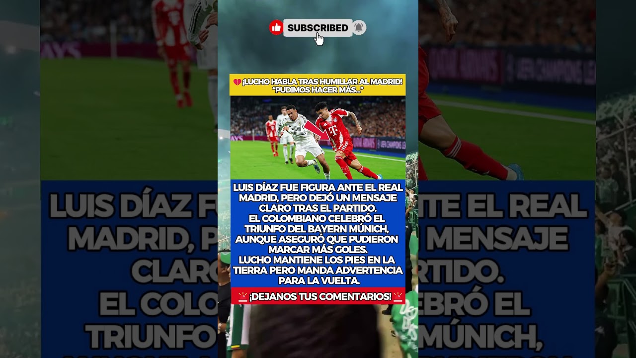 🚨¡LUCHO HABLA TRAS HUMILLAR AL MADRID! “PUDIMOS HACER MÁS…”