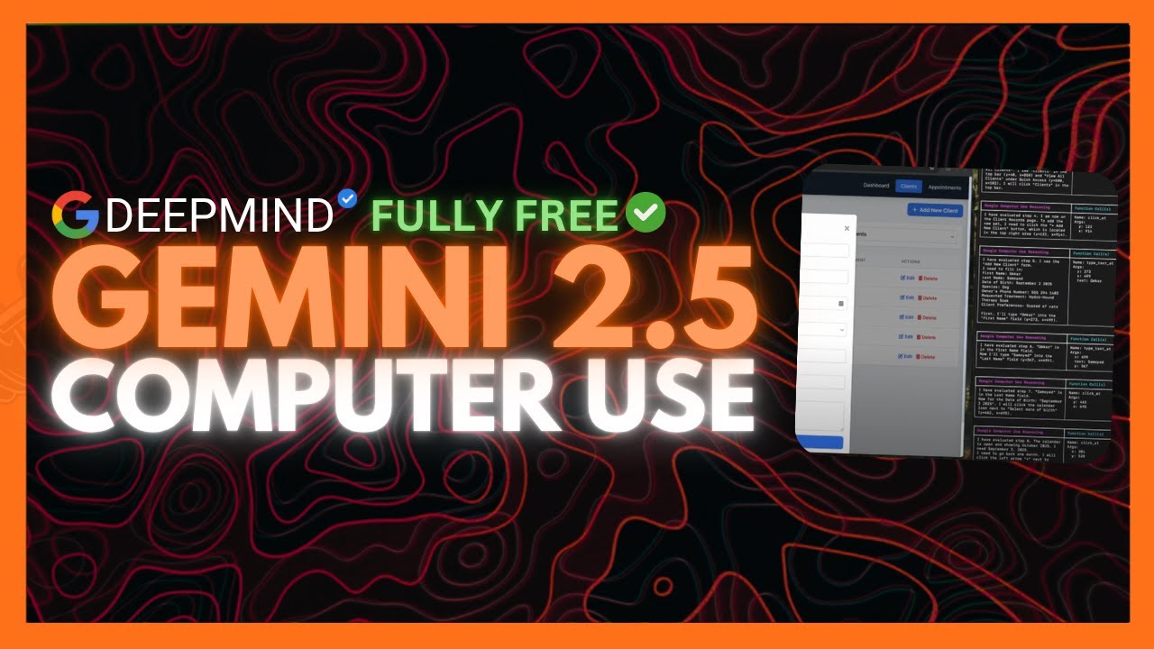 Gemini 2.5 Computer Use: Google's FULLY FREE Browser Use AI Agent! Automate ANYTHING! (Ranked #1)