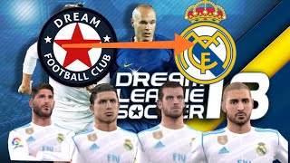 Unlock real madrid players★ kit★Logo in Dream league soccer 2018