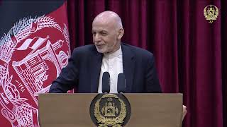 بخشی از صحبت های رئیس جمهور غنی در کنفرانس مطبوعاتی در رابطه به پروسه صلح و رویدادهای اخیر5.