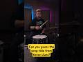 Can you guess the song title from the clues? #drums #drumcover #drumperformance #grooveoftheday