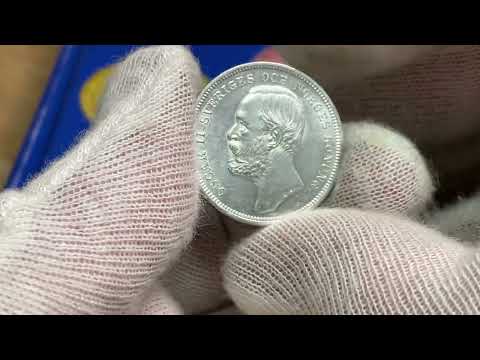 Oskar II - Ocirkulerad 1-krona 1901 från Roberto Delzanno Mynthandel