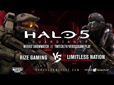 VGArcade Halo 5 Showmatch - Limitless Nation vs Rize Gaming
