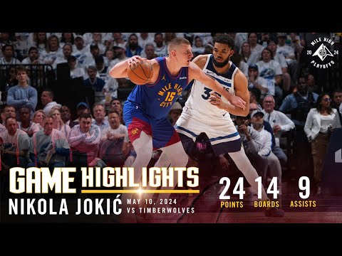 Nikola Jokić Full Game Three Highlights vs. Timberwolves 🎥
