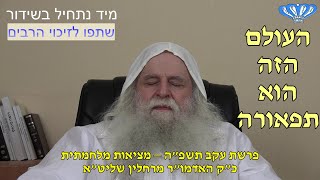 מציאות מלחמתית פרשת עקב תשפ"ה מאת כ"ק האדמו"ר מרחלין שליט"א (חסידות רחלין) - התמונה מוצגת ישירות מתוך אתר האינטרנט יוטיוב. זכויות היוצרים בתמונה שייכות ליוצרה. קישור קרדיט למקור התוכן נמצא בתוך דף הסרטון