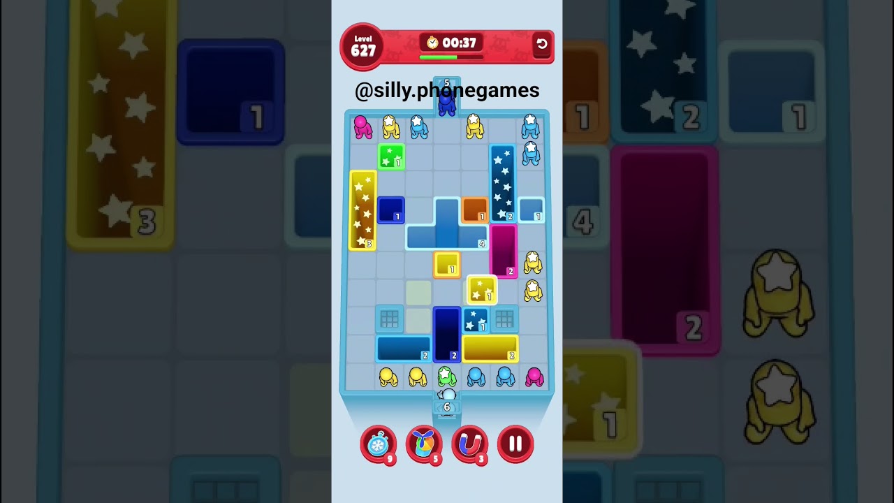 Drop Away Level 627 Walkthrough Solution