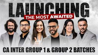 Launching the Most Awaited CA Intermediate Group 1 & Group 2 Batches | ASPC