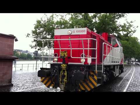 Lokomotive am Eisernen Steg