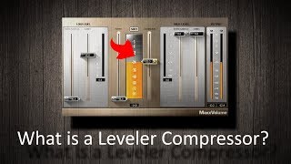 Video thumbnail for What is & how to use the LEVELER compressor in Waves MaxxVolume by Andrei Martinez Agras