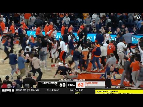 Final Minutes of Syracuse UPSET Win vs No. 13 Tennessee!