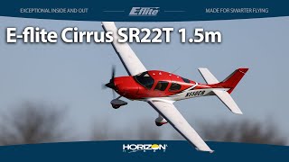 E-flite Cirrus SR-22T 1.5m SAFE Select BNF Basic
