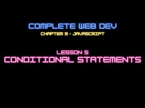 Web Dev 9 5 Javascript Conditional Statements