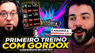 🚨 PRIMEIRA SCRIM DO GORDOX PELA GAYNEY RYODAN! MINERVA VAI TRANSFORMAR ELE NO FAKER?