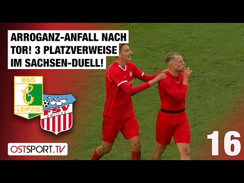 Arrogance flares after goal! 3 red cards in Saxony duel: Chemie vs. Zwickau | Regionalliga Nordost