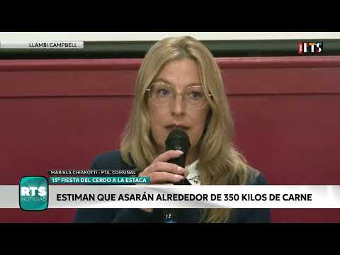 LLAMBI CAMPBELL PRESENTÓ LA 13° FIESTA DEL CERDO A LA ESTACA