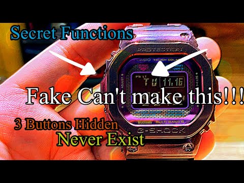 Casio G-shock Secret Functions 3 buttons Simultaneously Legit Original or Fake.