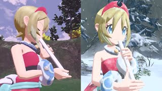 「笛」吹くシーンのムービー集【Pokémon LEGENDS アルセウス】