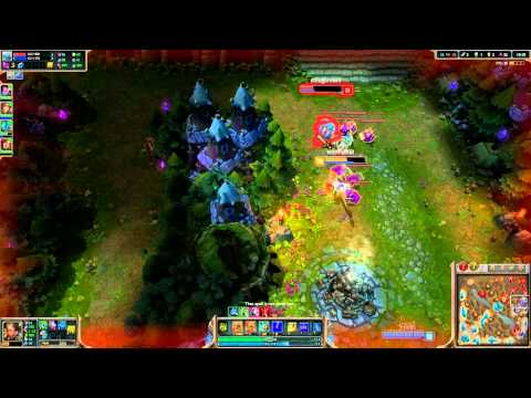 League of Legends: Nidalee/Caitlyn vs. Ziggs/Quinn - Bot