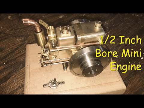 Self-Unboxing & Running Mini 4 Stroke engine how to set up Gas Steampunk Engine - Sterlingkit