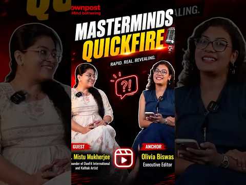 Mistu Mukherjee Faces Masterminds Quickfire | DanFit International Co-Founder|Kathak Artist|Townpost