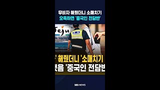 무비자 해줬더니 소매치기..오죽하면 '중국인 전담반' #shorts