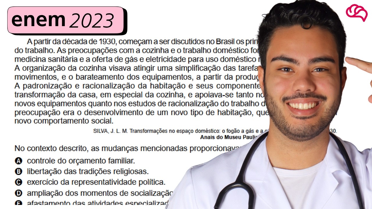Resolução em Vídeo — Questão 84 ENEM 2023