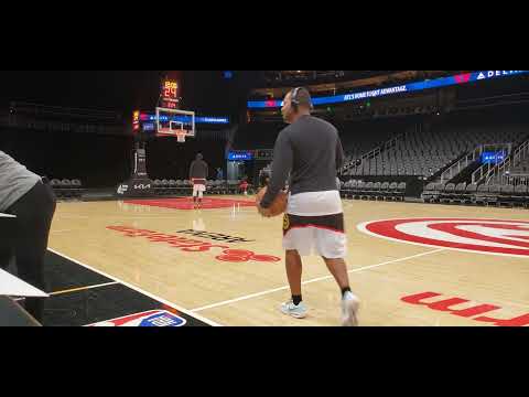 3 on 3 Hub finals in Atlanta 5/22/24.  Early arrivals to the Arena