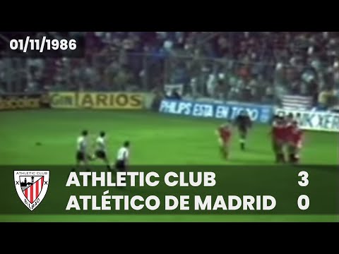 ⚽️ [Liga 86/87] J12 I Athletic Club 3 - Atlético Madrid 0 I LABURPENA