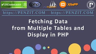 034 Fetching Data from Multiple Tables and Display in PHP