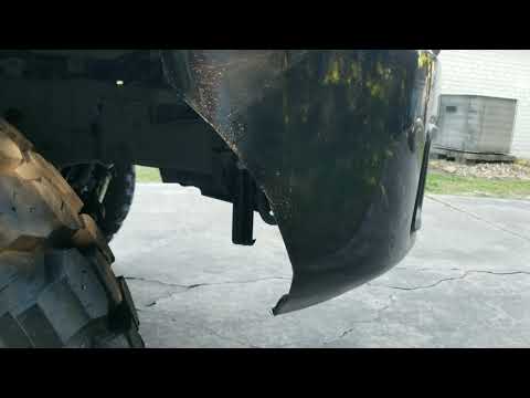 2019 nissan titan with 6" rough country lift kit with trimming finder wells