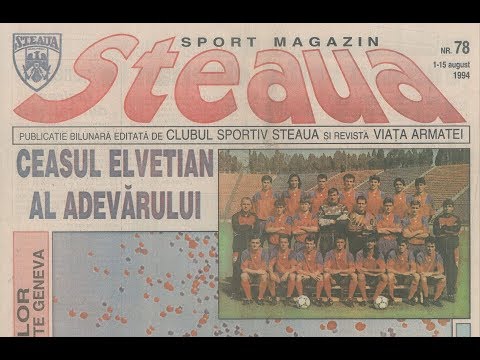 Steaua 4-1 Servette, 10 August 1994