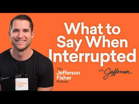 What to do When Someone Talks Over You