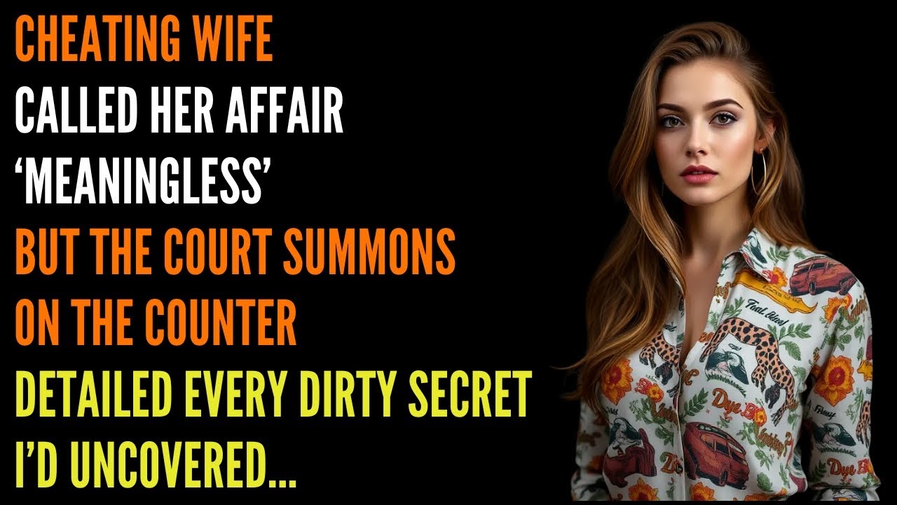 Cheating Wife Called Her Affair 'MEANINGLESS', Has Instant REGRET!