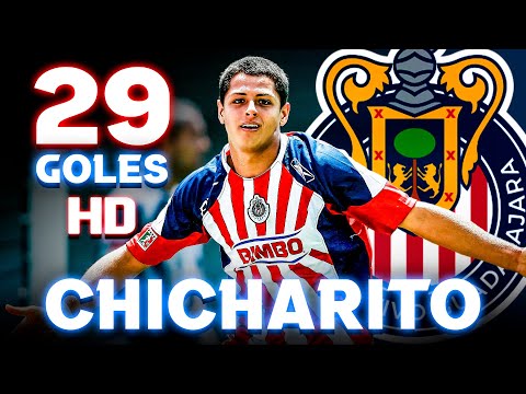 🐐 Los 29 GOLES de CHICHARITO HERNÁNDEZ con las CHIVAS 🔴⚪ Escenas INÉDITAS