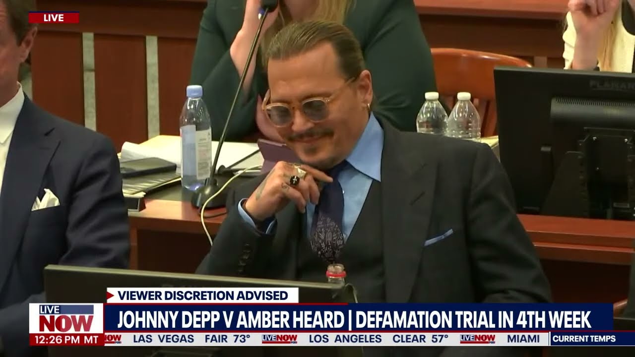 Johnny Depp amused as witness mocks articles written about actor | LiveNOW from FOX