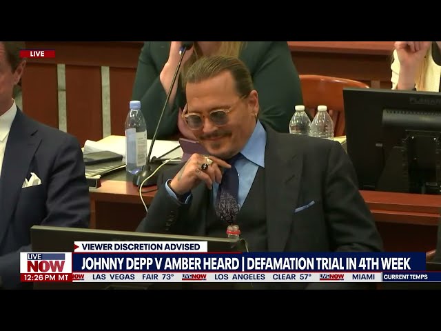 Johnny Depp amused as witness mocks articles written about actor | LiveNOW from FOX SDDEFAULT Thumbnail