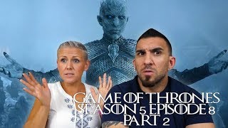 Game of Thrones Season 5 Episode 8 &#39;Hardhome&#39; Part 2 REACTION!!