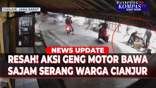 Download lagu Geger! CCTV Rekam Aksi Geng Motor Bawa Sajam Serang Warga di Cianjur mp3