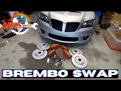 Brembo Big Brake Upgrade G8 SS sedan CTSV Camaro Davescustomparts.com